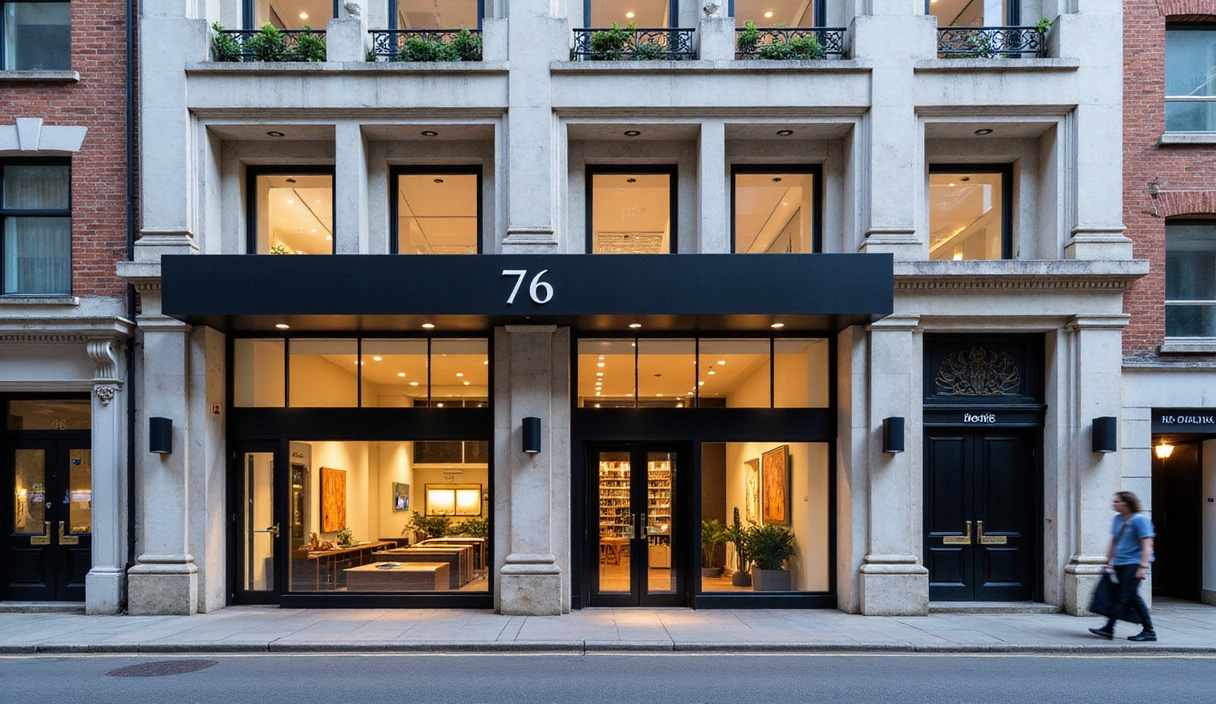 Coqretellis office building at 76 Strand, London