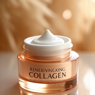 Jar of Renewing Collagen Cream for skincare